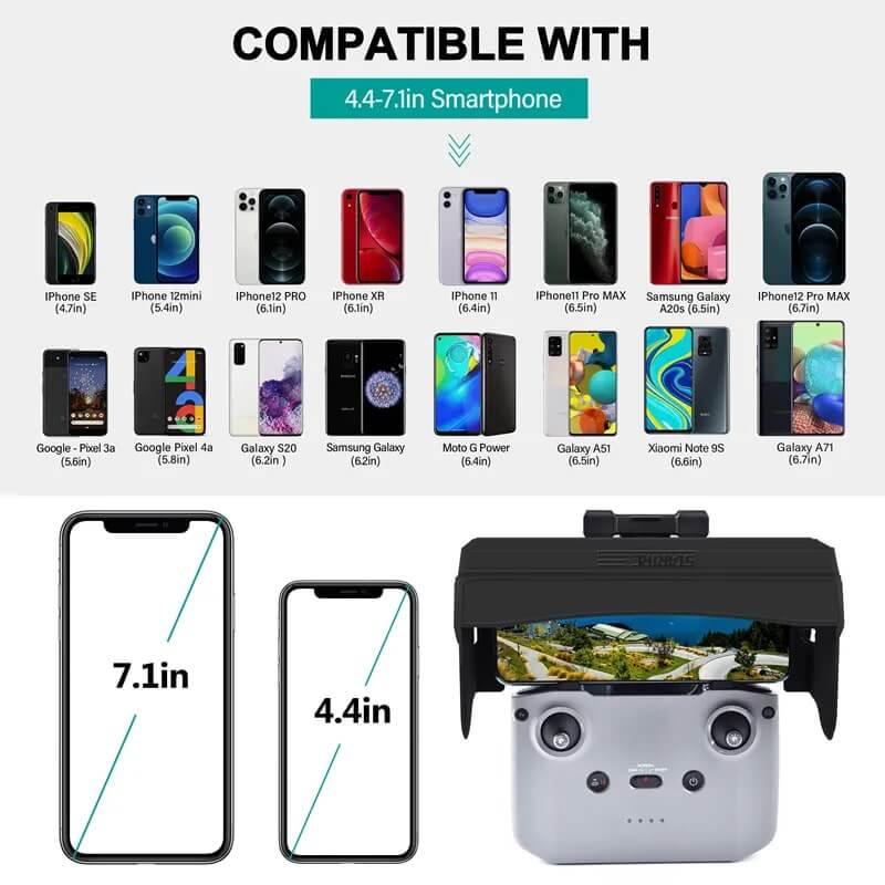 STARTRC DJI RC-N1 RC-N2 Drohnen Fernsteuerung Smartphone Sonnenschutz