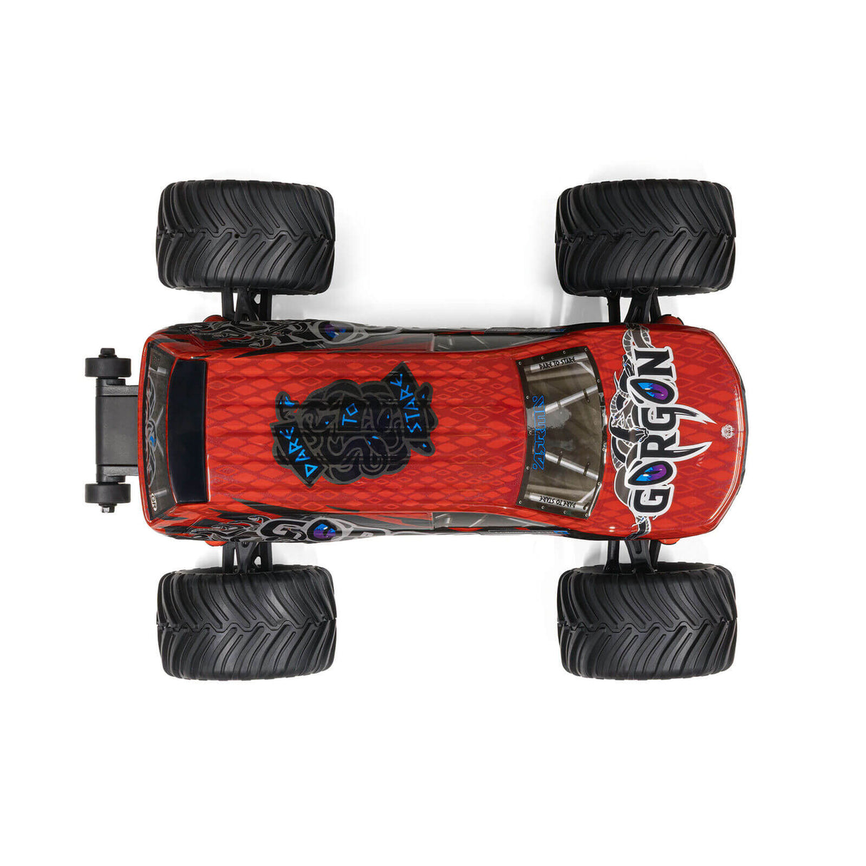 ARRMA 1/16 GORGON GROM 4X4 RTR Brushed Monster Truck inkl. Akku & Ladegerät Rot