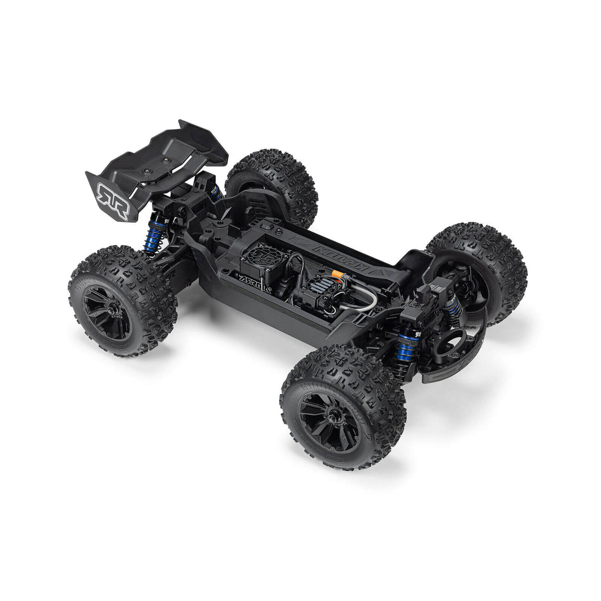 ARRMA 1/16 MINI KRATON 3S DSC 4X4 RTR Brushless Speed Truck inkl. Akku & Ladegerät Rot/Blau