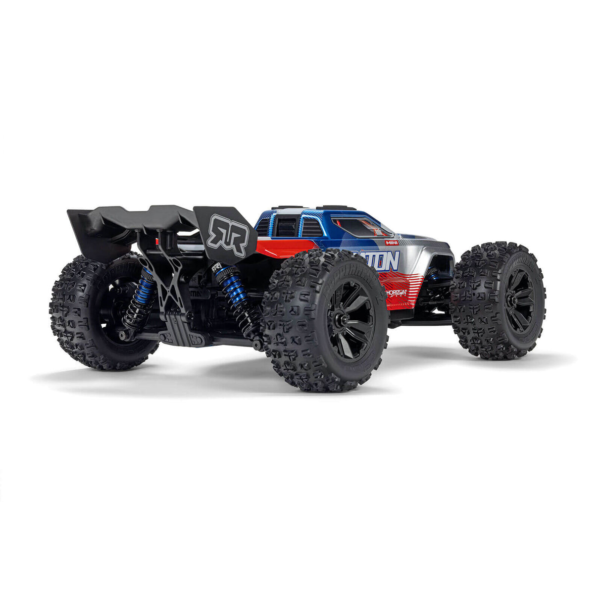 ARRMA 1/16 MINI KRATON 3S DSC 4X4 RTR Brushless Speed Truck inkl. Akku & Ladegerät Rot/Blau