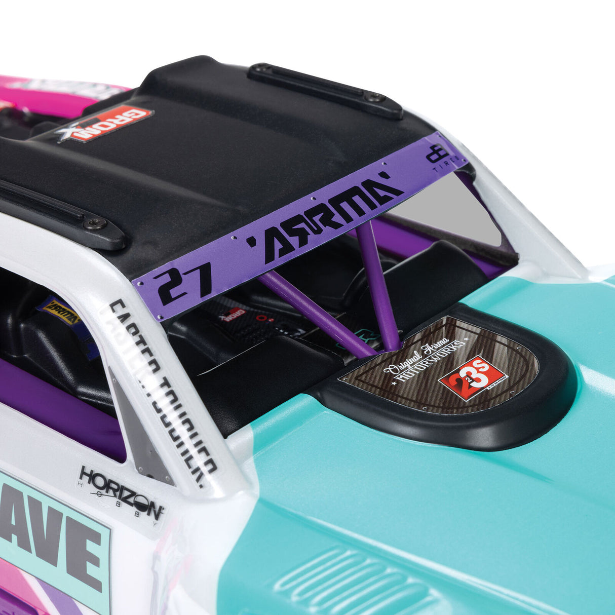 ARRMA 1/16 MOJAVE GROM 223S DSC 4X4 RTR Brushless Desert Truck inkl. Akku & Ladegerät Teal