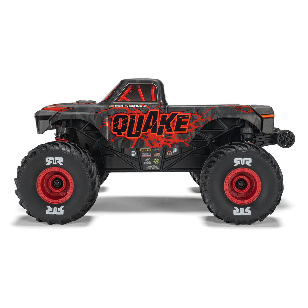 ARRMA 1/16 QUAKE GROM 4X4 RTR Brushed Monster Truck inkl. Akku & Ladegerät Rot