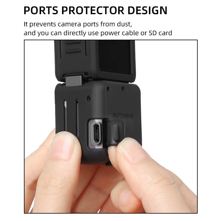 SunnyLIFE DJI Action 2 Silikon Schutzhülle Power Combo & Dual Screen Combo