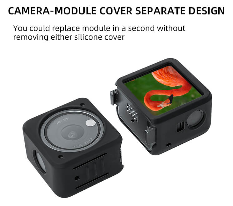 SunnyLIFE DJI Action 2 Silikon Schutzhülle Power Combo & Dual Screen Combo