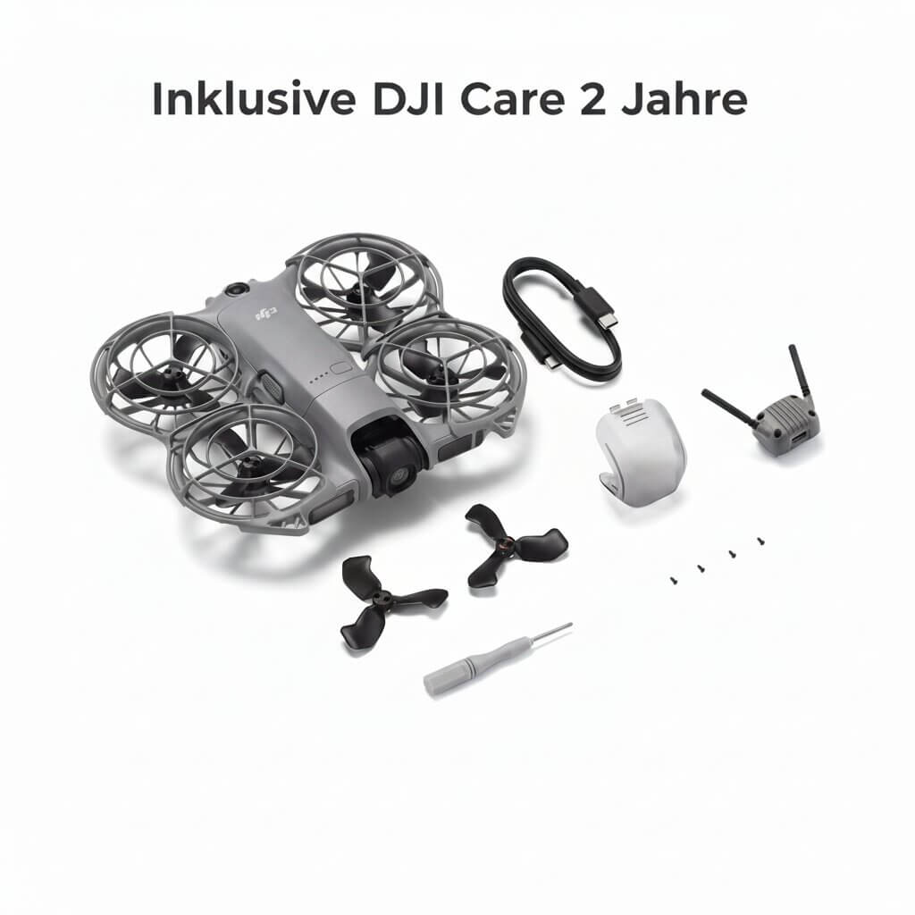 DJI Neo 2 (Nur Drohne) (inkl. Sendeempfänger & DJI Care 2 Jahre!) (Retoure-Neuwertig)