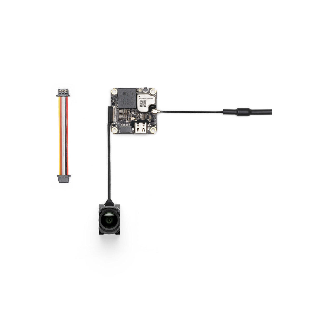 DJI O4 Wide Air Unit – FPV Lufteinheit mit 159° Weitwinkel Ansicht Lieferumfang von oben