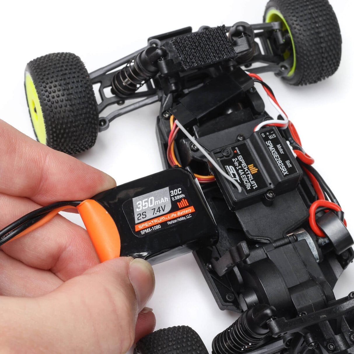 Losi 1/28 Micro-T 2S 2WD RTR Stadium Truck inkl. Akku & Ladegerät Weiß