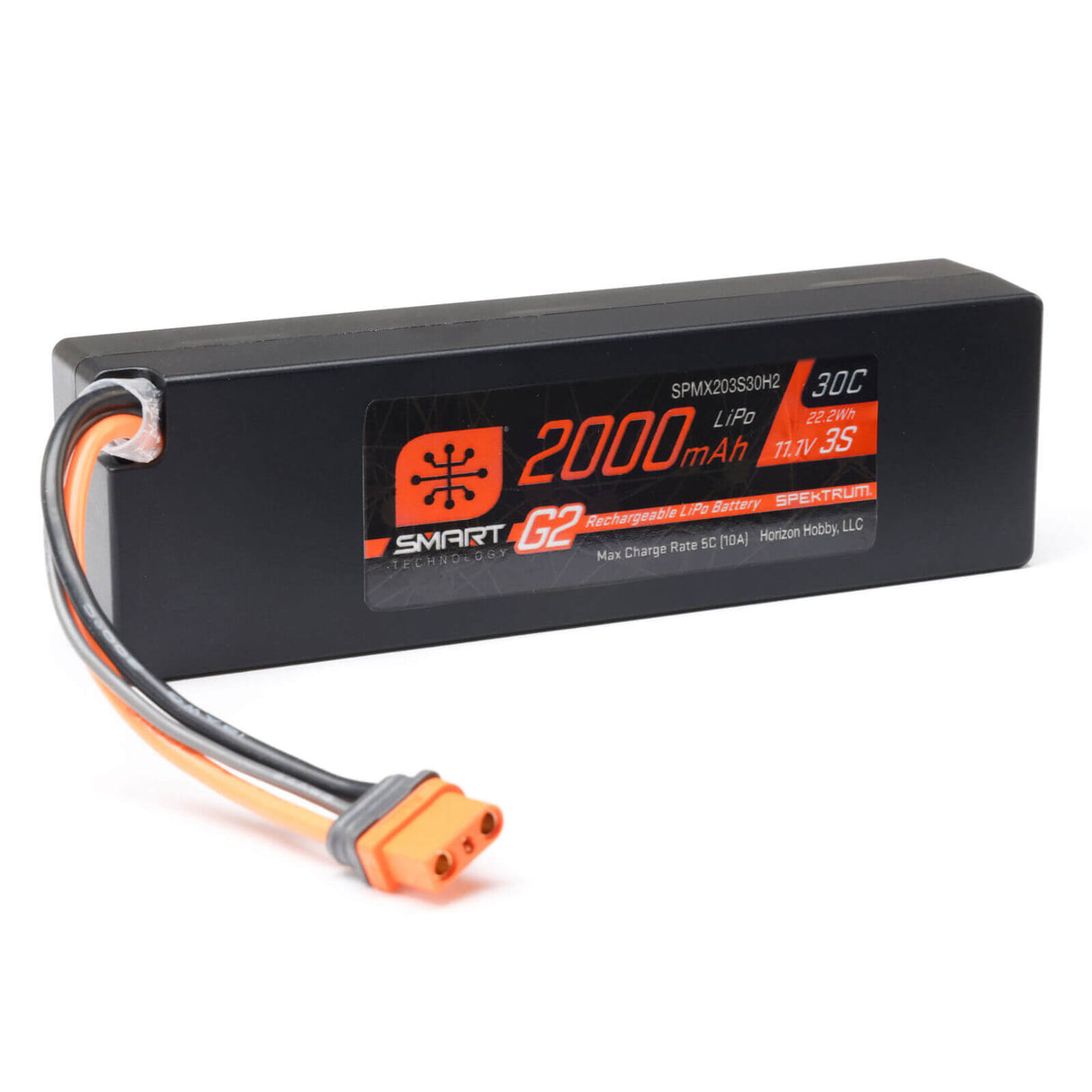 Spektrum 11.1V 2000mAh 3S 30C Smart G2 LiPo Akku IC2 Mini Kraton GROM Brushless