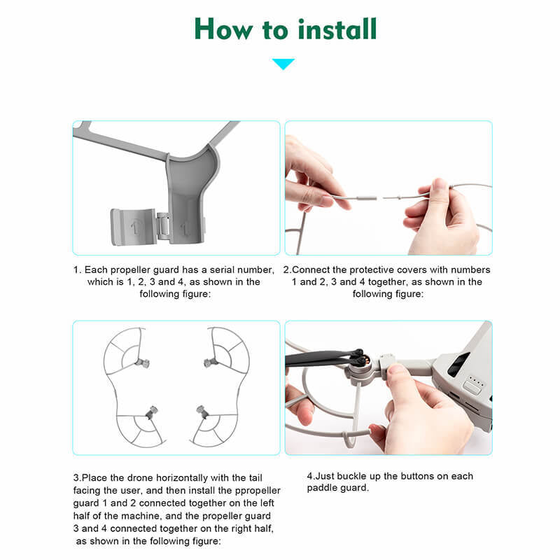 STARTRC DJI Mini 4 Pro Propellerschutz