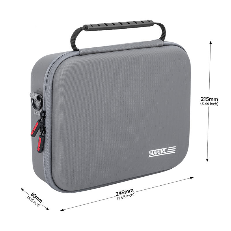 STARTRC DJI Neo 2 Koffer (Nur Drohne) Außenansicht mit Maßen