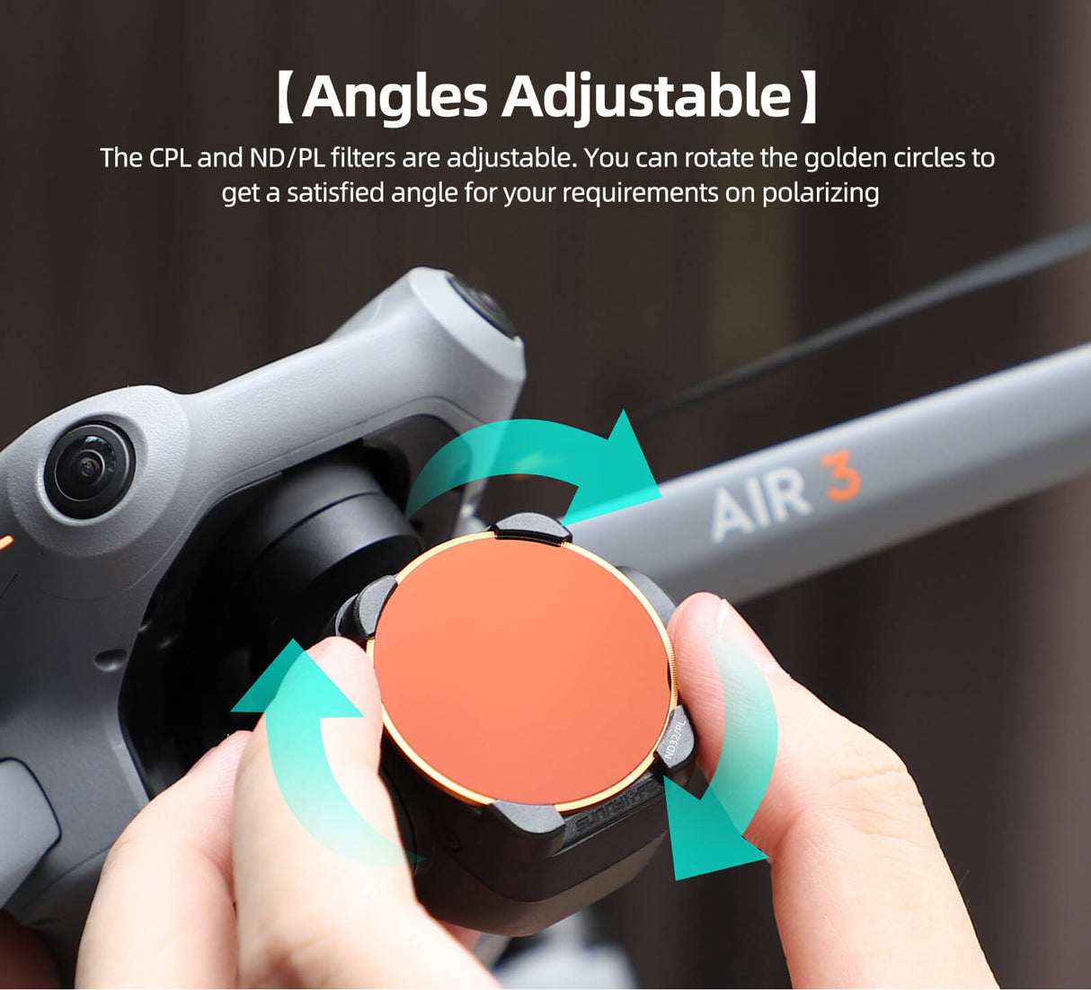SunnyLIFE DJI Air 3 CPL Polfilter