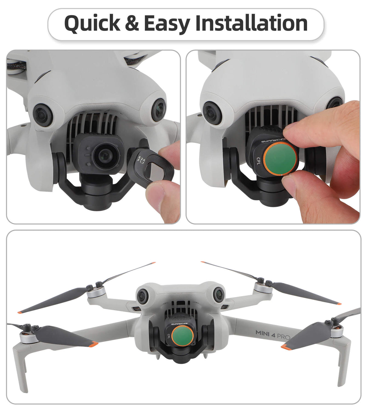 SunnyLIFE DJI Mini 4 Pro Polfilter (CPL/CP)