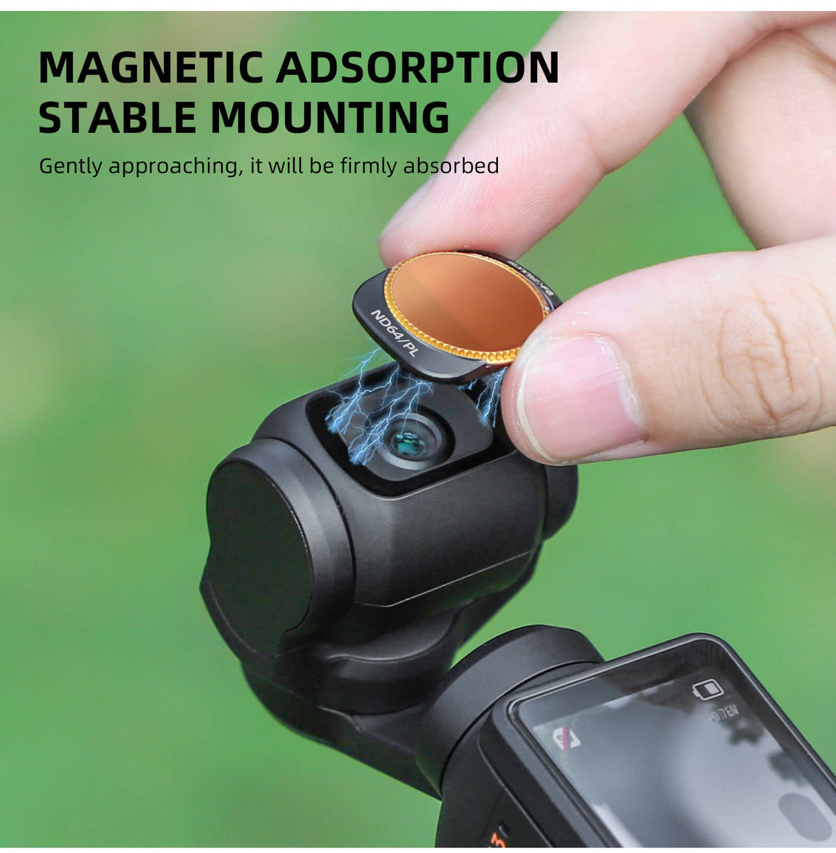 SunnyLIFE DJI Osmo Pocket 3 Filter Set ND8 ND16 ND32 ND64