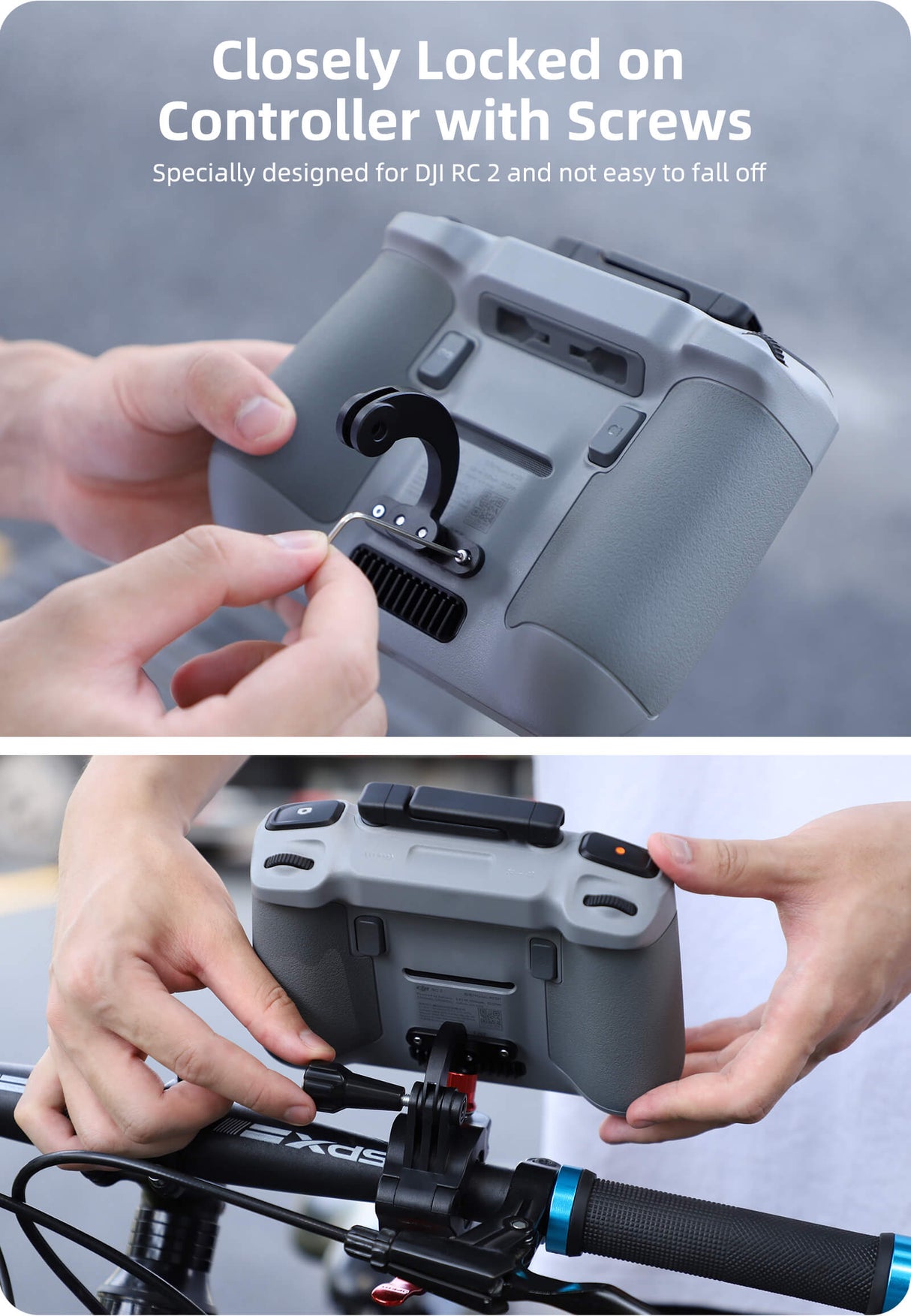 SunnyLIFE DJI RC 2 Fernsteuerung Fahrrad Lenker Halterung