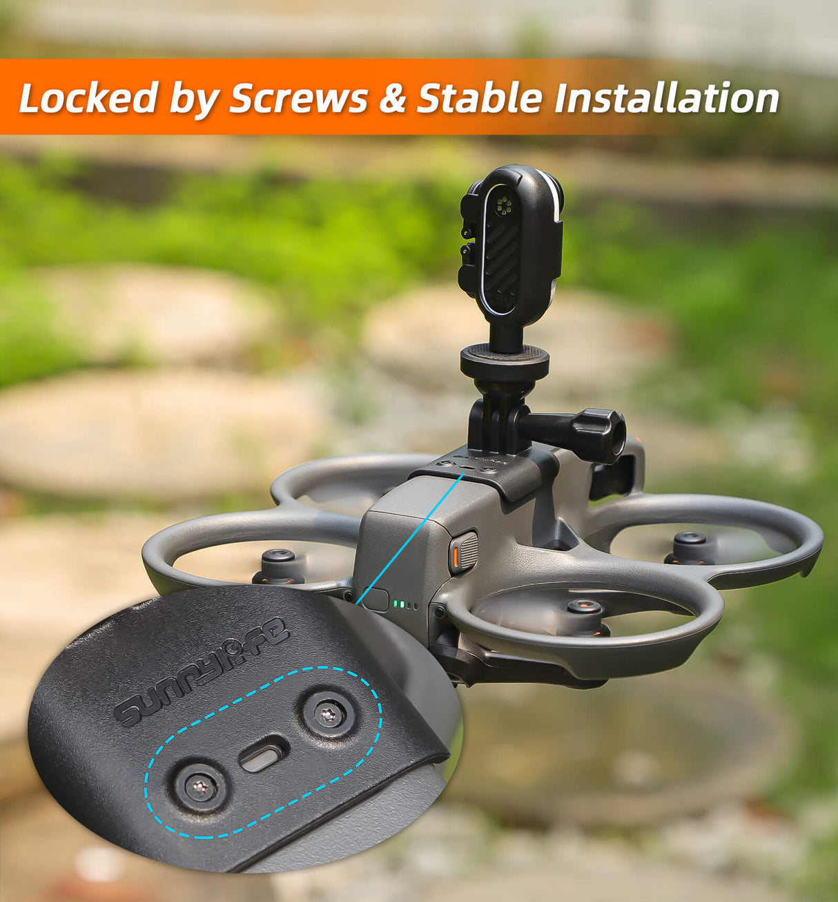 SunnyLIFE DJI Avata 2 Action Kamera Halterung
