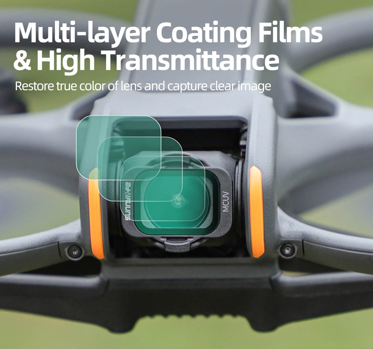 SunnyLIFE DJI Avata 2 ND Filter Set ND8 ND16 ND32 ND64