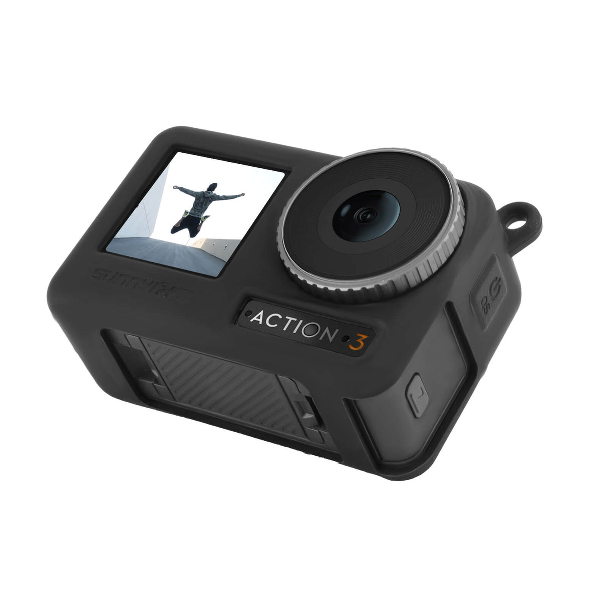 SunnyLIFE DJI Osmo Action 4 & 3 Silikon Schutzhülle inkl. Tragegurt