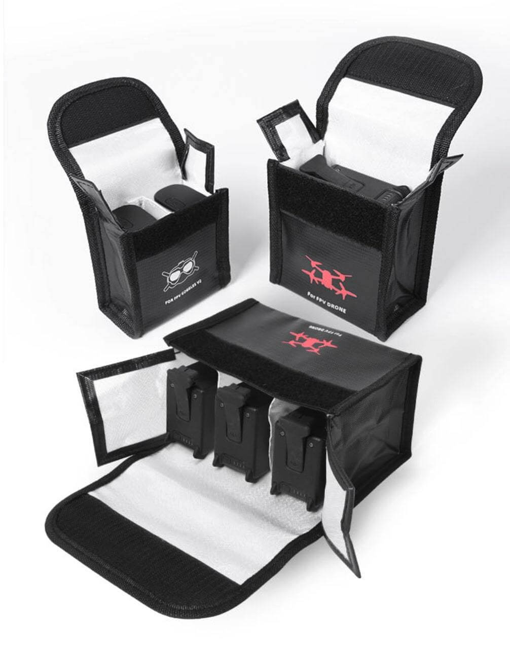 SunnyLIFE DJI FPV Drohne & DJI Goggles Akku Tasche