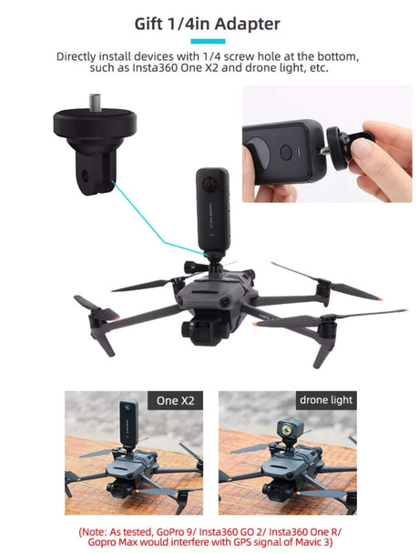SunnyLIFE DJI Mavic 3 Action Kamera Halterung
