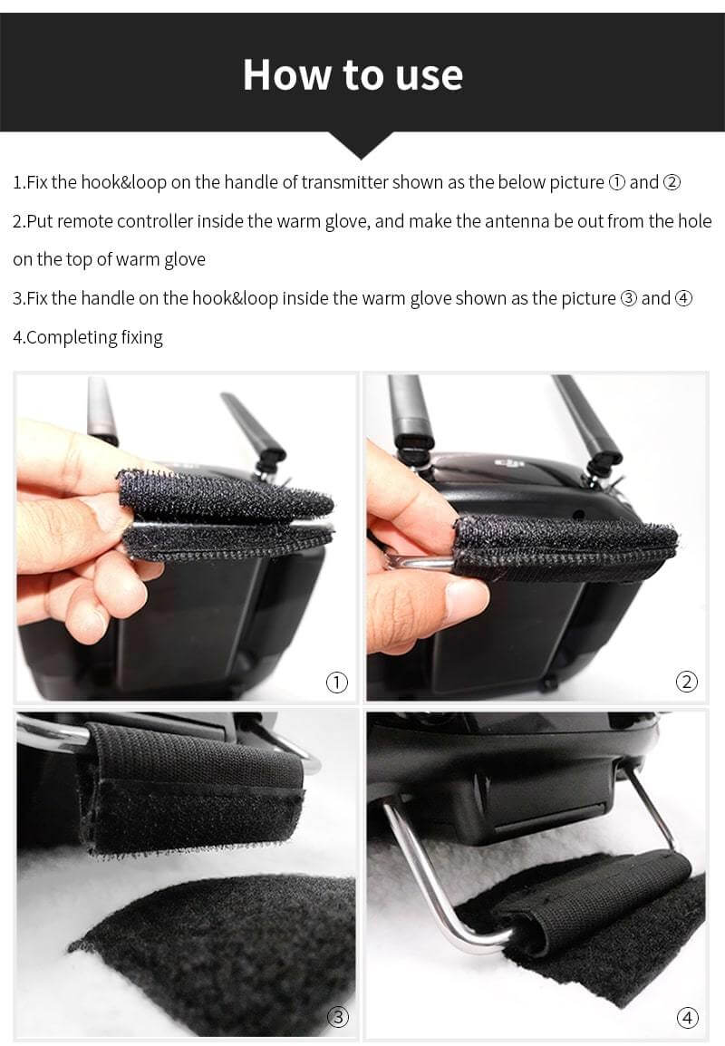 STARTRC Fernsteuerungen Winter Überzug DJI Mavic 3, Mini 2, Air 2S...