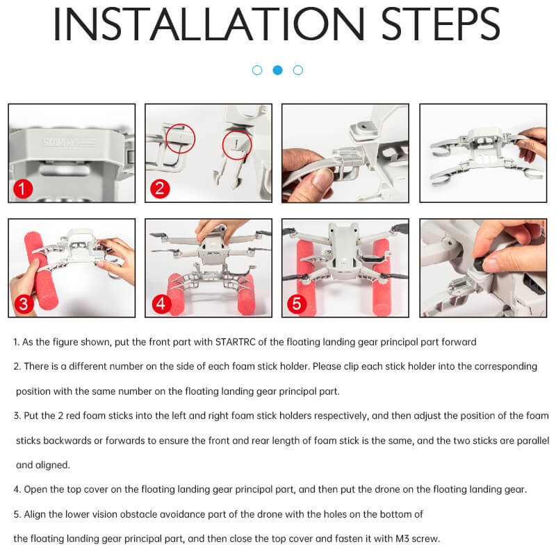STARTRC DJI Mini 3 (Pro) Drohne Wasser Landegestell
