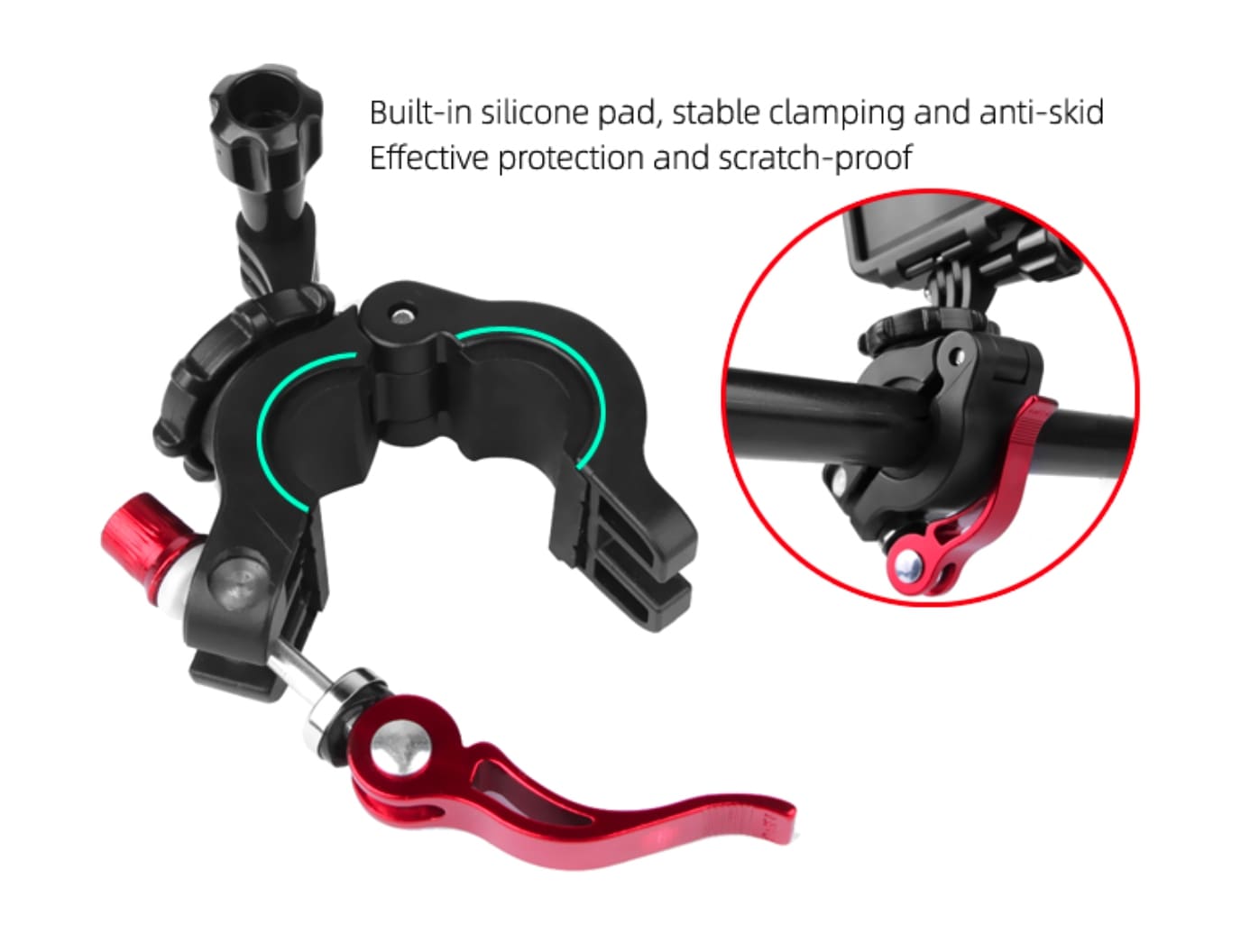 SunnyLIFE Action Kamera Fahrradlenker Halterung GoPro DJI Action 2