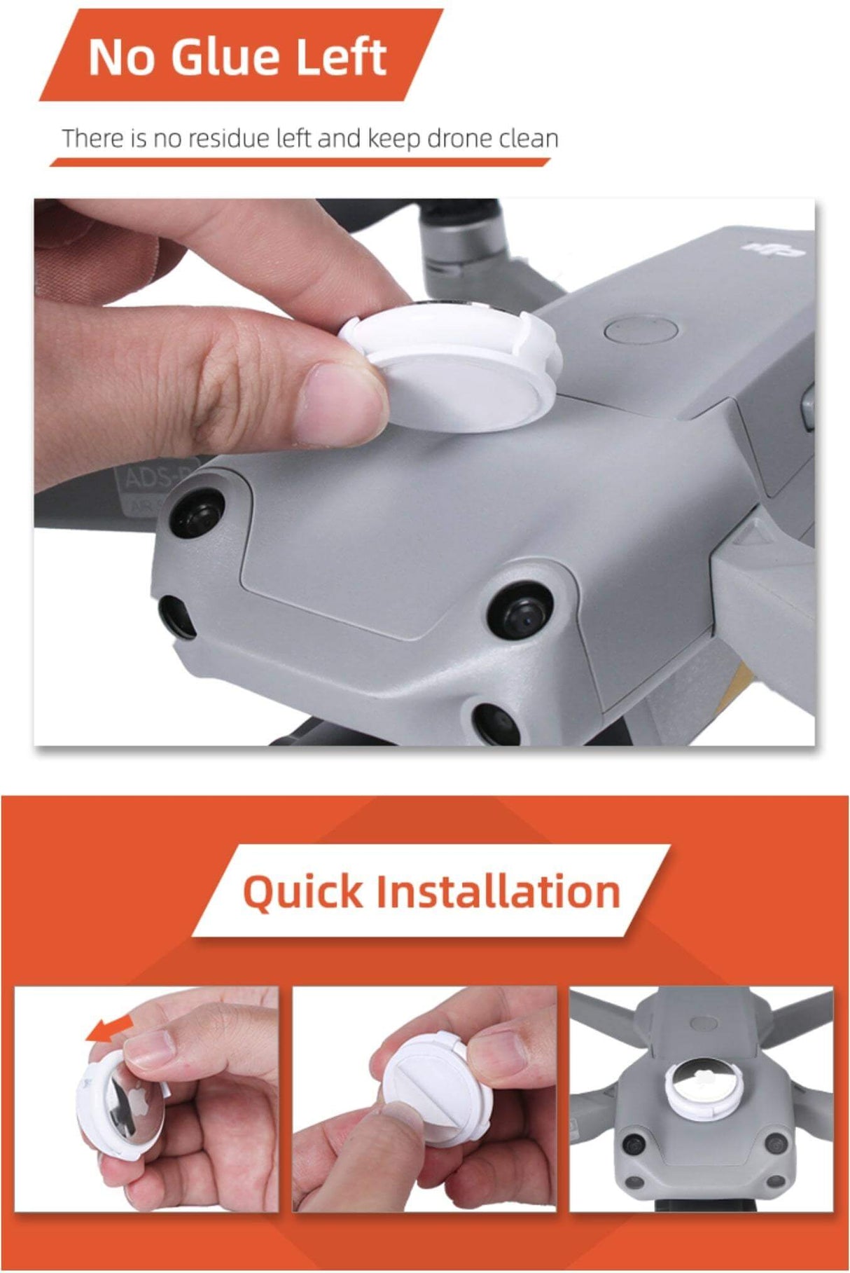 SunnyLIFE Universal Klebehalterung für Apple AirTag