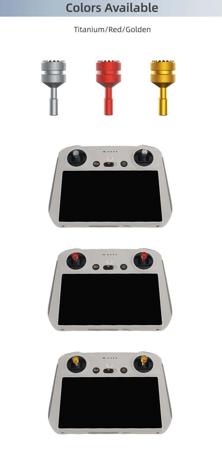 SunnyLIFE DJI RC & RC 2 Fernsteuerung Aluminium Steuerknüppel