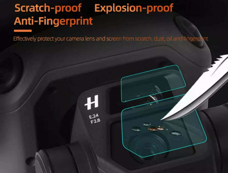 SunnyLIFE DJI Mavic 3 & Mavic 3 Cine Kamera Linsen Schutzfolien Set