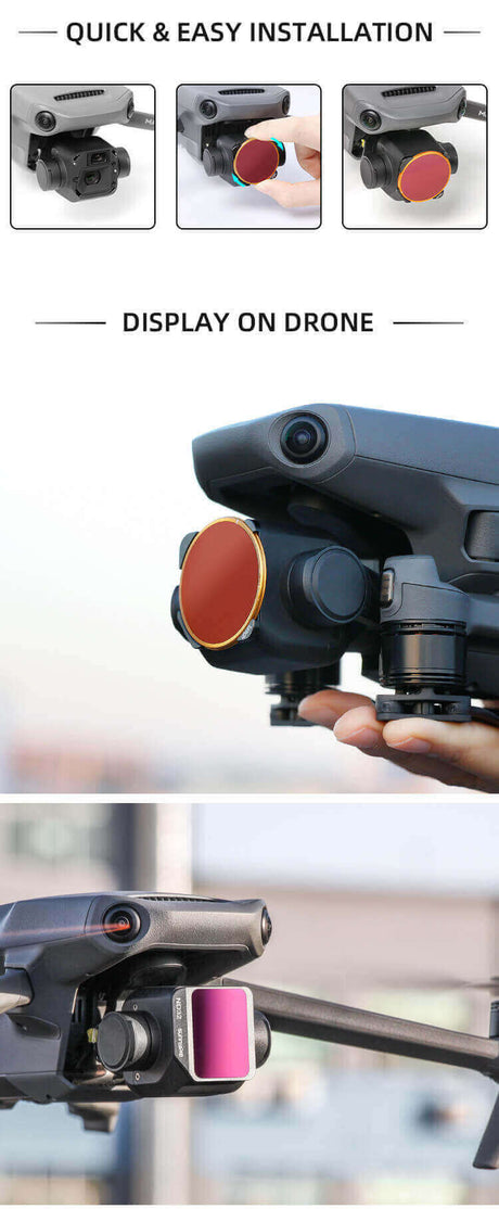 SunnyLIFE DJI Mavic 3 ND Filter Set ND4 ND8 ND16 ND32