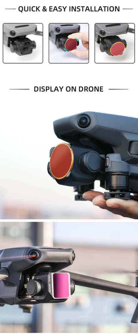 SunnyLIFE DJI Mavic 3 ND Filter Set UV CPL ND4 ND8 ND16 ND32