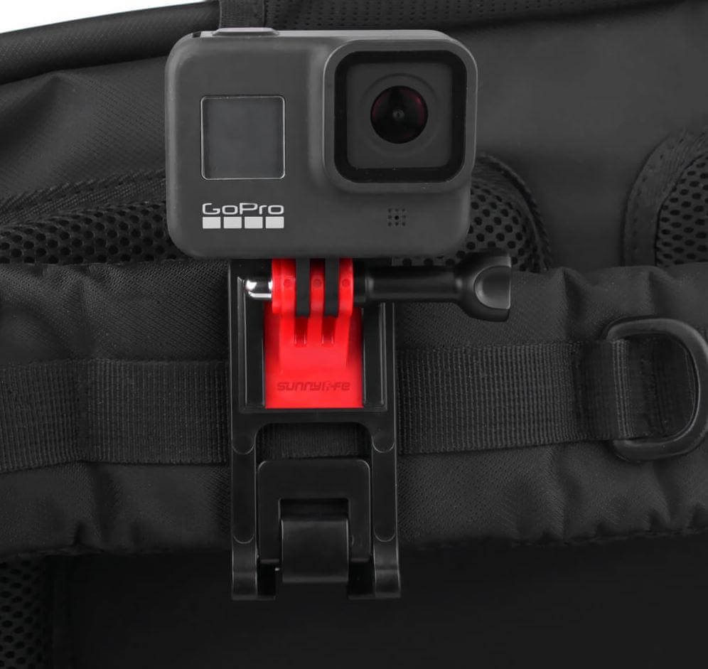 SunnyLIFE Action Kamera Rucksack Halterung GoPro DJI Osmo Action 4
