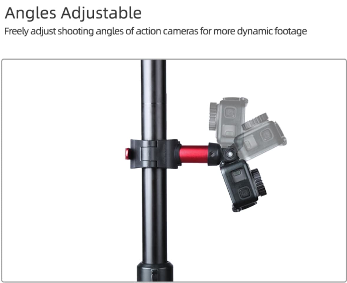 SunnyLIFE Action Kamera Fahrradsattel Halterung GoPro DJI Action 2