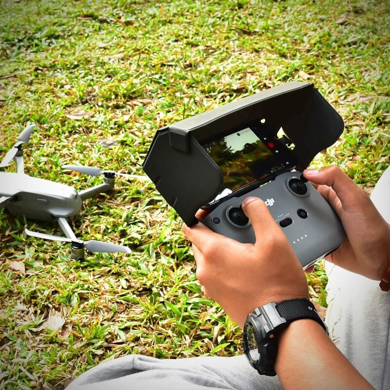 STARTRC DJI RC-N1 Drohnen Fernsteuerung Smartphone Sonnenschutz