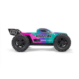 ARRMA 1/16 MINI KRATON 3S DSC 4X4 RTR Brushless Speed Truck inkl. Akku & Ladegerät Türkis/Rosa