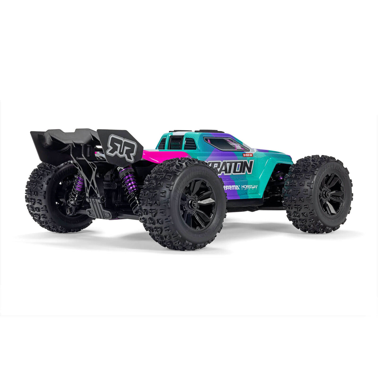 ARRMA 1/16 MINI KRATON 3S DSC 4X4 RTR Brushless Speed Truck inkl. Akku & Ladegerät Türkis/Rosa