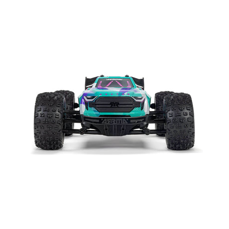 ARRMA 1/16 MINI KRATON 3S DSC 4X4 RTR Brushless Speed Truck inkl. Akku & Ladegerät Türkis/Rosa