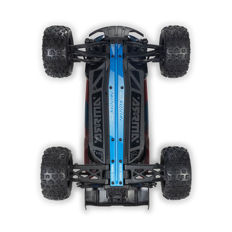 ARRMA 1/16 MINI KRATON 3S DSC 4X4 RTR Brushless Speed Truck inkl. Akku & Ladegerät Rot/Blau