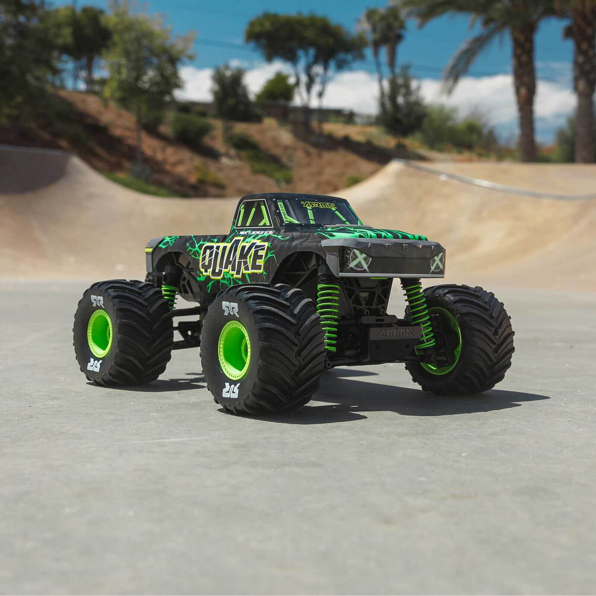 ARRMA 1/16 QUAKE GROM 4X4 RTR Brushed Monster Truck inkl. Akku & Ladegerät Grün