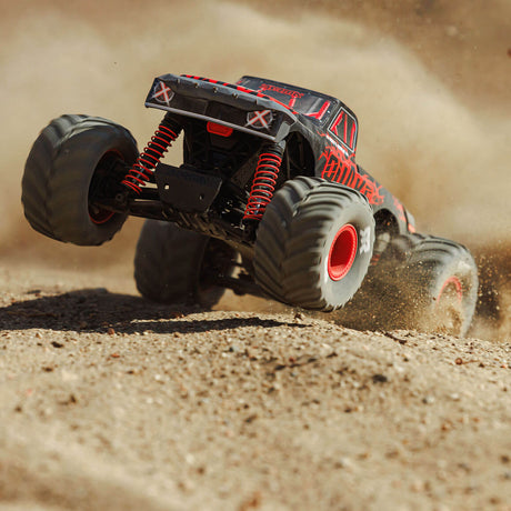 ARRMA 1/16 QUAKE GROM 4X4 RTR Brushed Monster Truck inkl. Akku & Ladegerät Rot