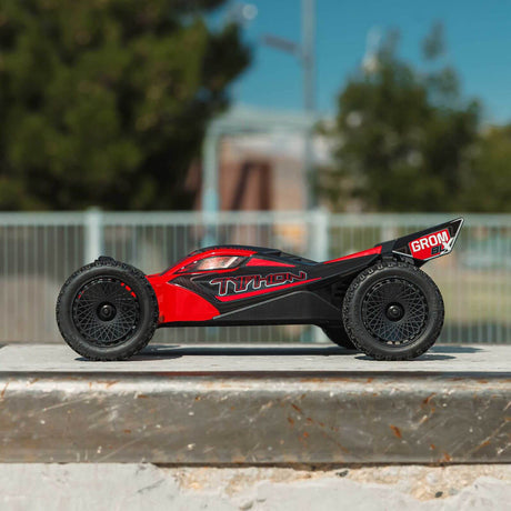 ARRMA 1/14 TYPHON GROM 223S 4X4 RTR Brushless Buggy inkl. Akku & Ladegerät Rot