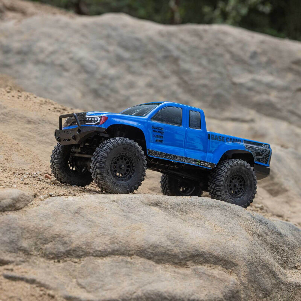 Axial 1/24 SCX24 Base Camp RTR Brushed Rock Crawler Blau