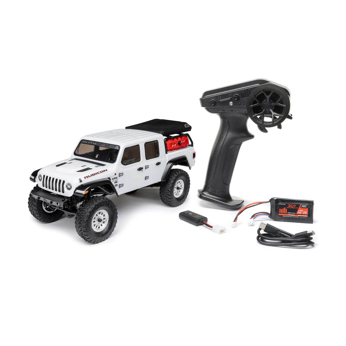 Axial 1/24 SCX24 Jeep JT Gladiator RTR Brushed Rock Crawler Weiß