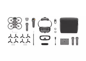 DJI Avata 2 Fly More Combo (drei Akkus) Titelbild Übersicht Lieferumfang