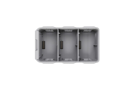 DJI Lito X1 Zweiwege Ladestation – 3 Akkus parallel laden Innenansicht Akkuschacht