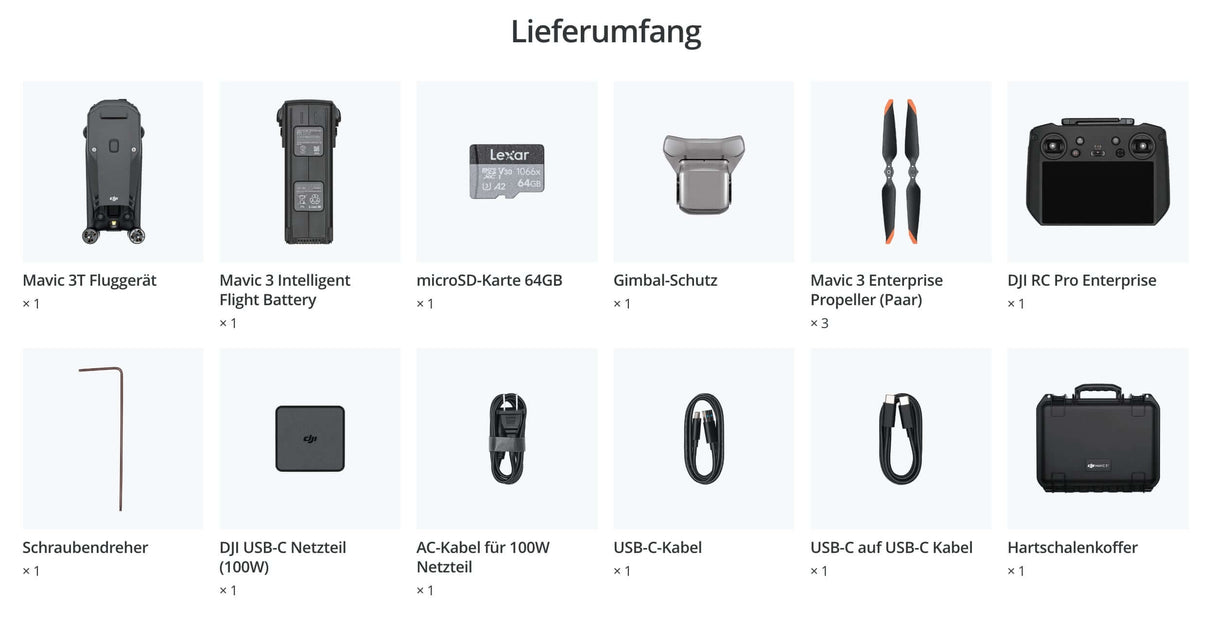 DJI Mavic 3T Wärmebild Drohne (C2) 