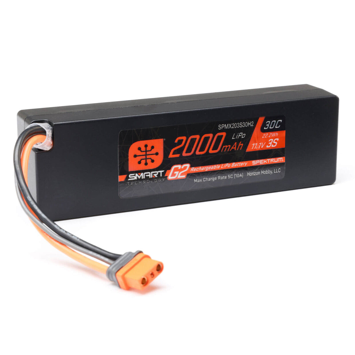 Spektrum 11.1V 2000mAh 3S 30C Smart G2 LiPo Akku IC2 Mini Kraton GROM Brushless