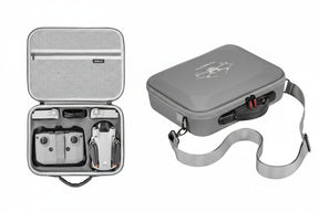 STARTRC Koffer DJI Mini 3 & Mini 3 Pro Titelbild mit Koffer Ansicht Innen und Außen mit Schultergurt