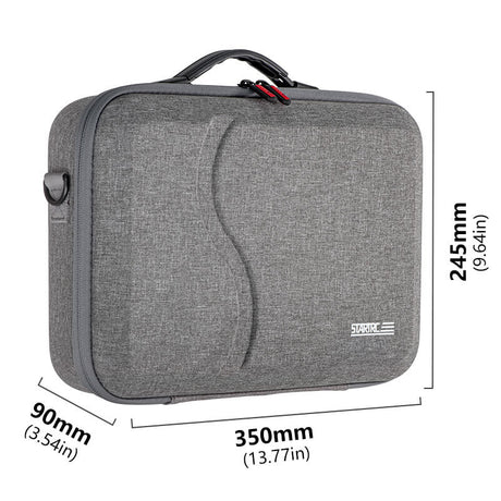 STARTRC DJI Lito 1/X1 Mini 5 Pro Koffer (RC 2) Außenansicht mit Maßen