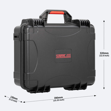 STARTRC DJI Neo 2 Hartschalenkoffer Außenansicht mit Maßen